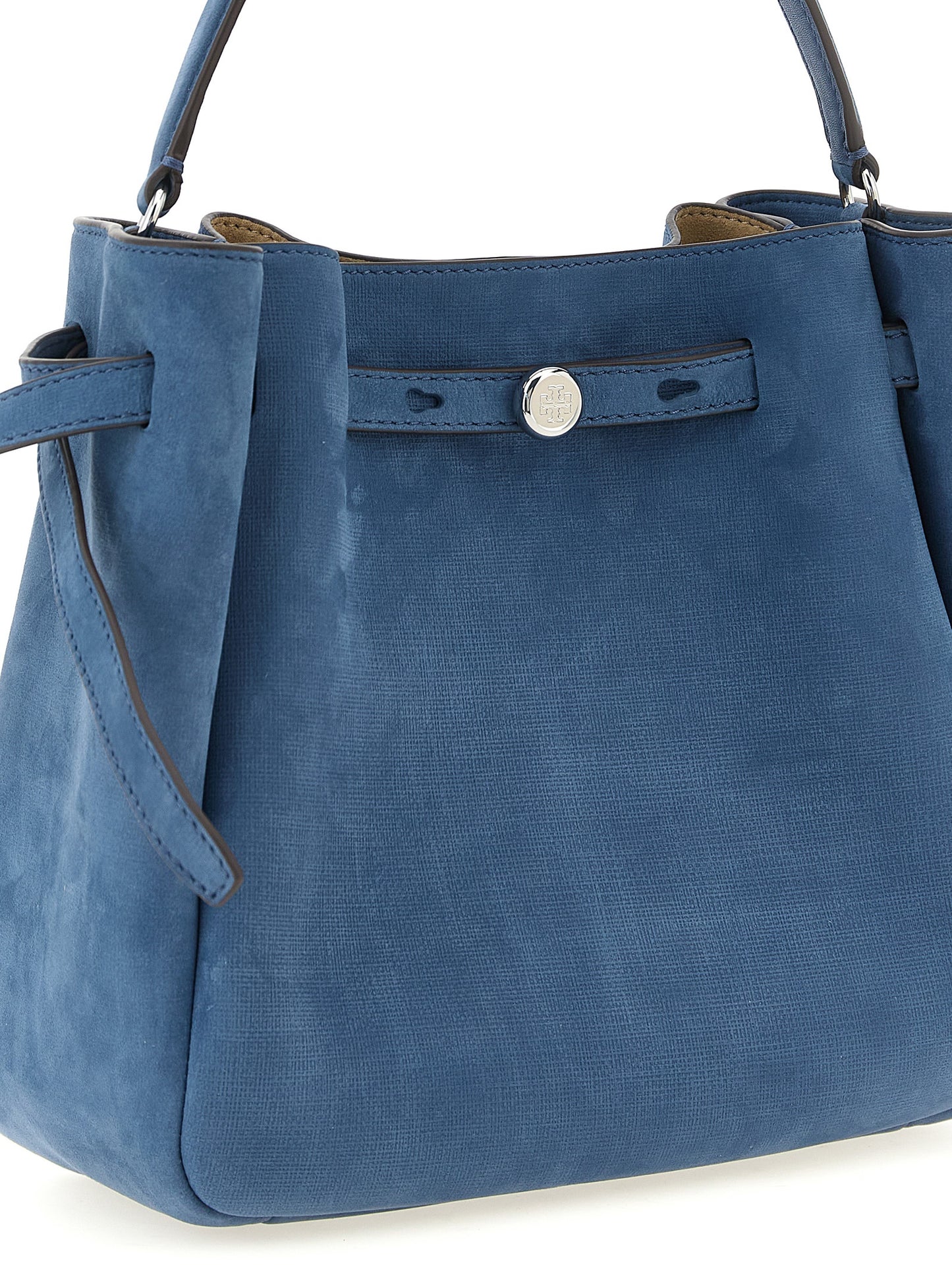Bolso Tory Burch de piel de cordero azul