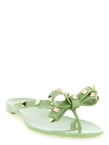 Sandalias Valentino Garavani En Polivinelo Bicolor