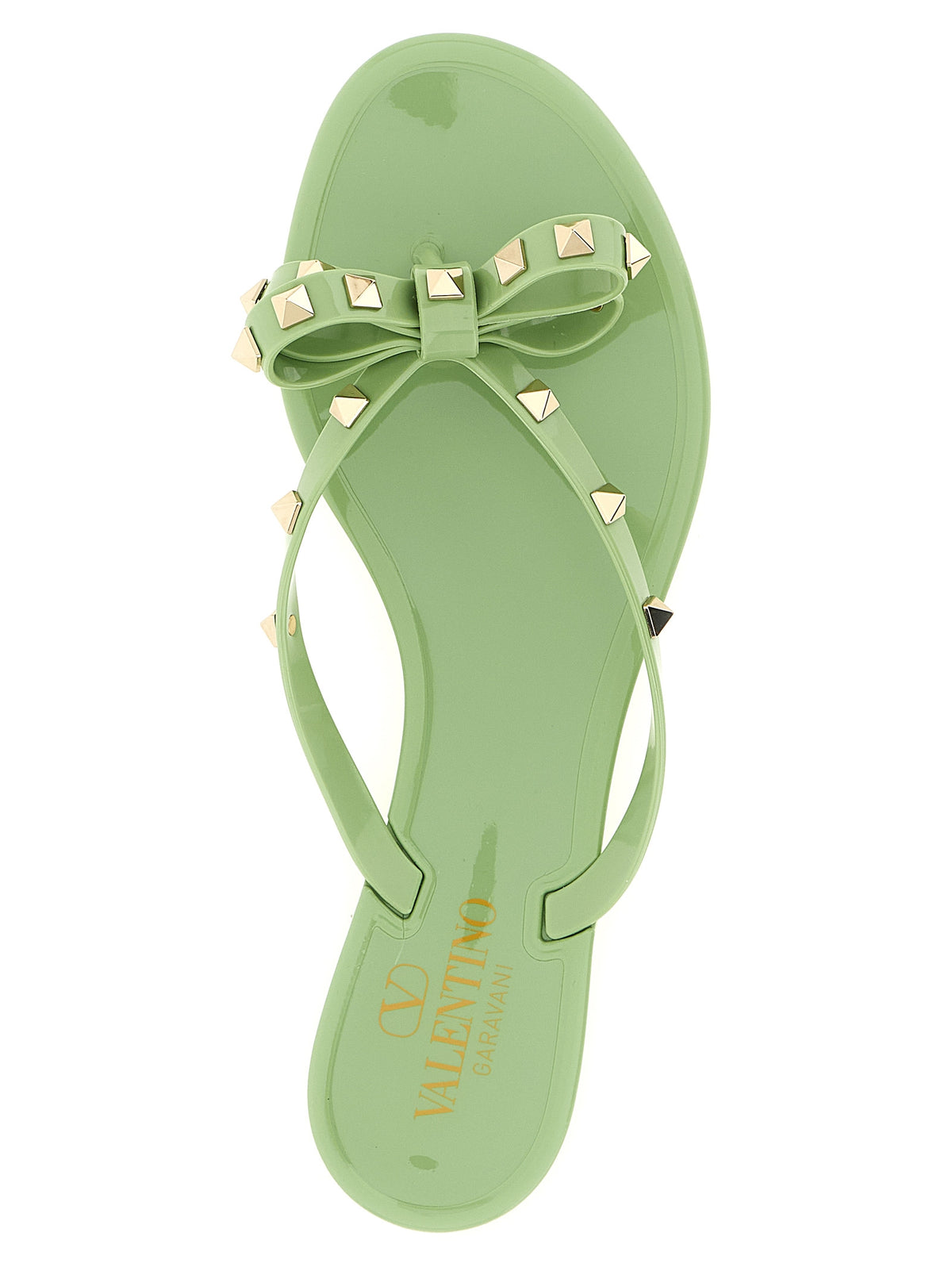 Sandalias Valentino Garavani En Polivinelo Bicolor