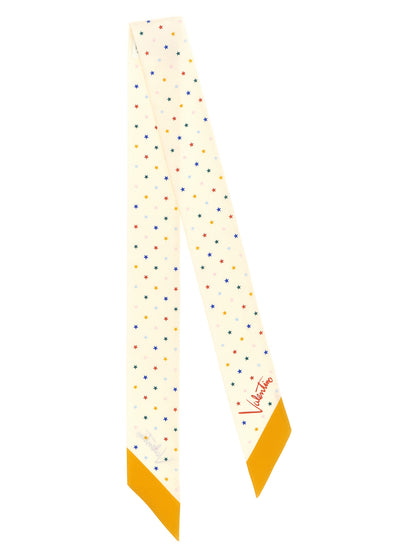 Foulard en soie multicolore imprimé Valentino Garavani