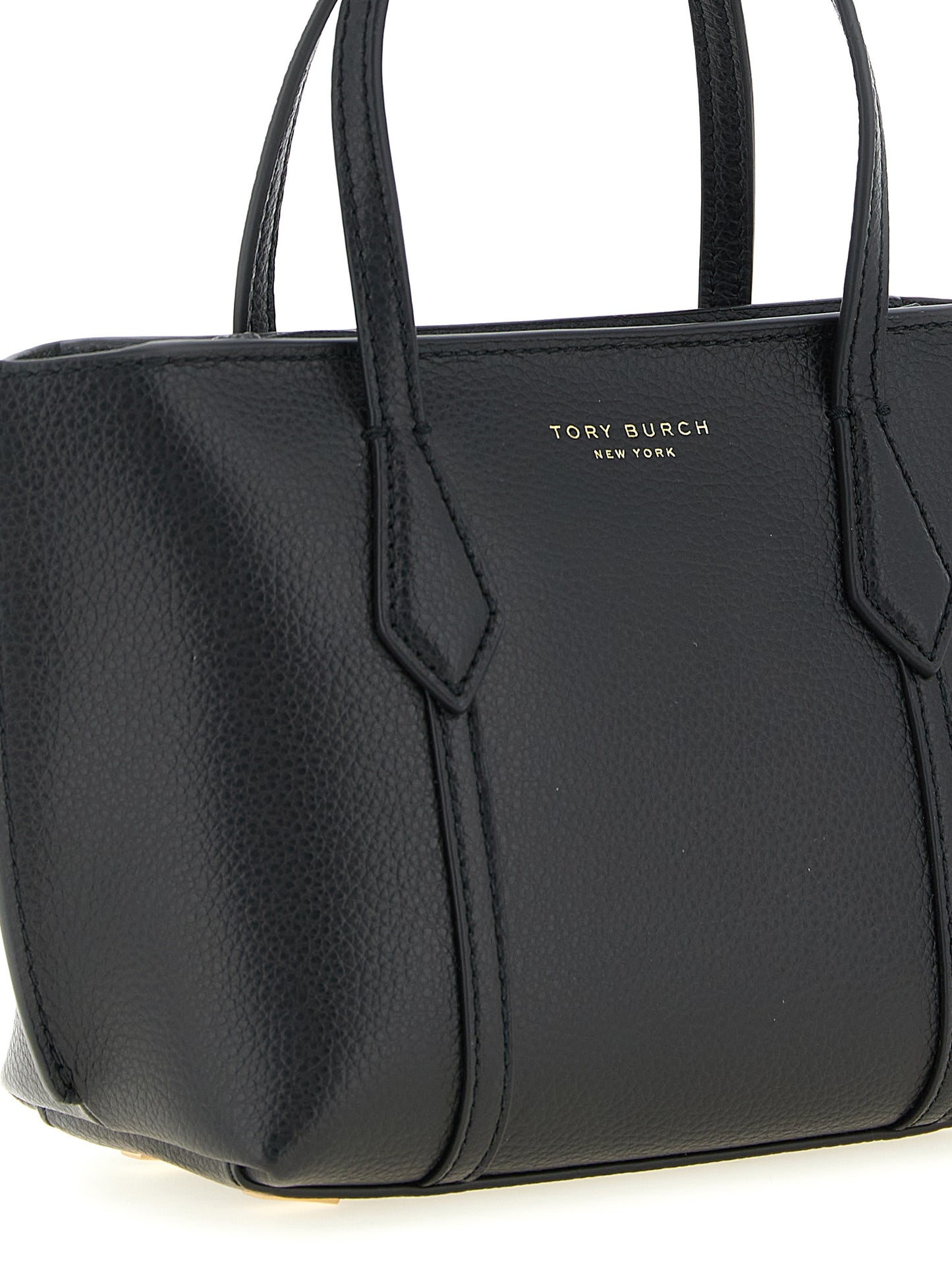 Bolso de mano Tory Burch de piel de vacuno negra