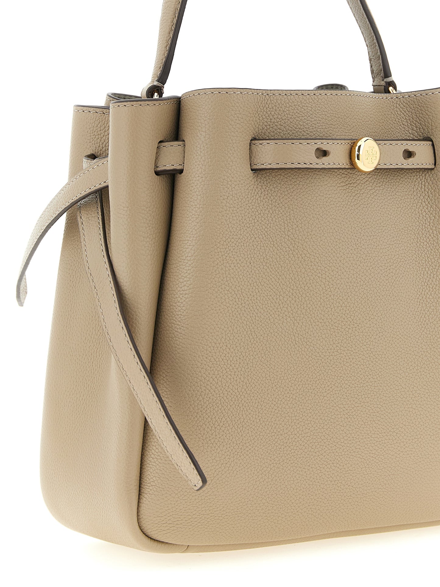 Bolso de mano Tory Burch de piel de vacuno beige
