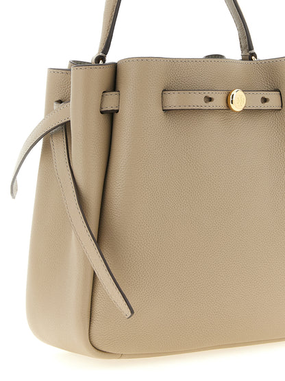 Bolso de mano Tory Burch de piel de vacuno beige