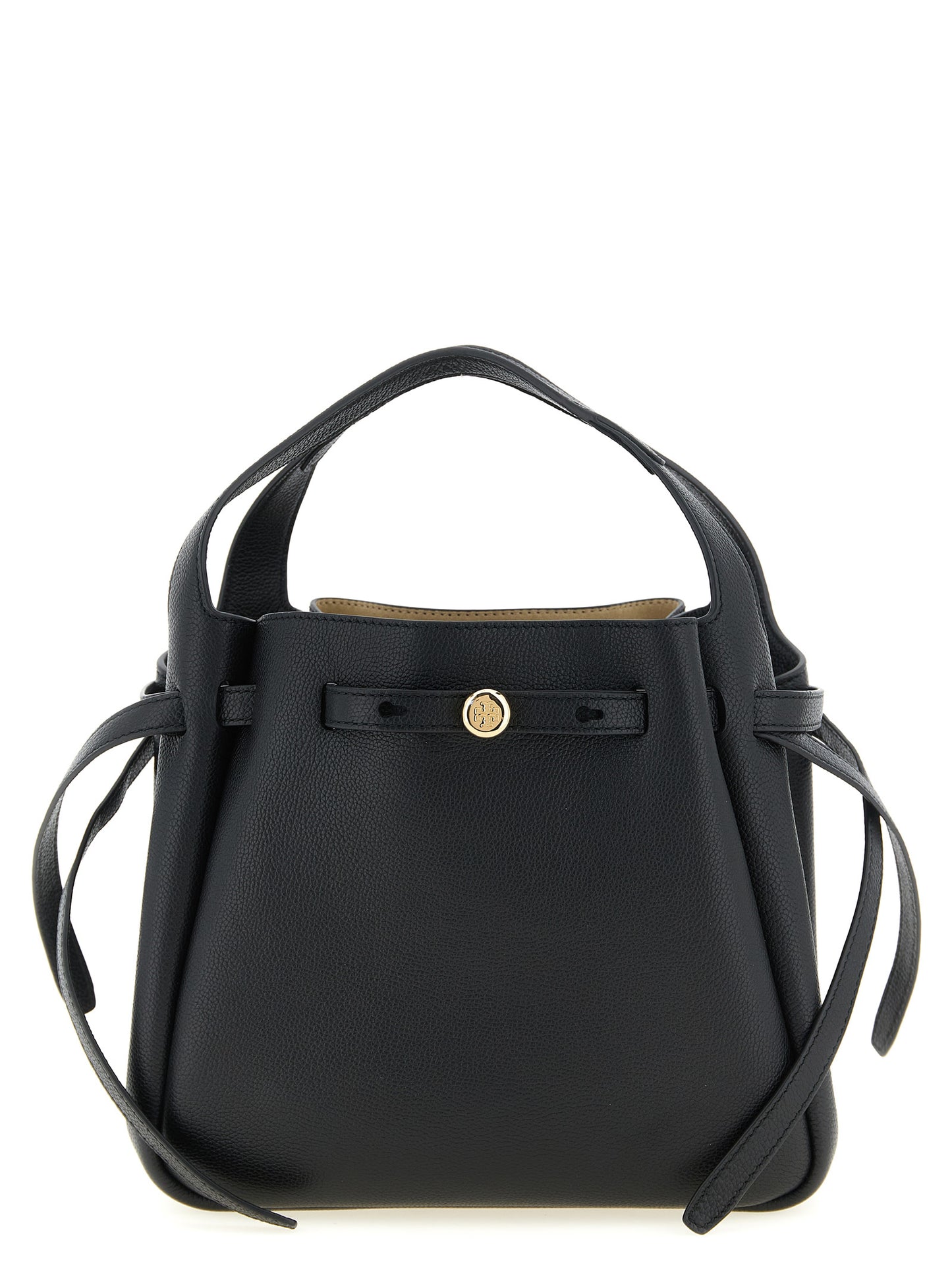 Bolso de mano Tory Burch de piel de vacuno negra
