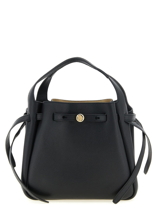 Bolso de mano Tory Burch de piel de vacuno negra