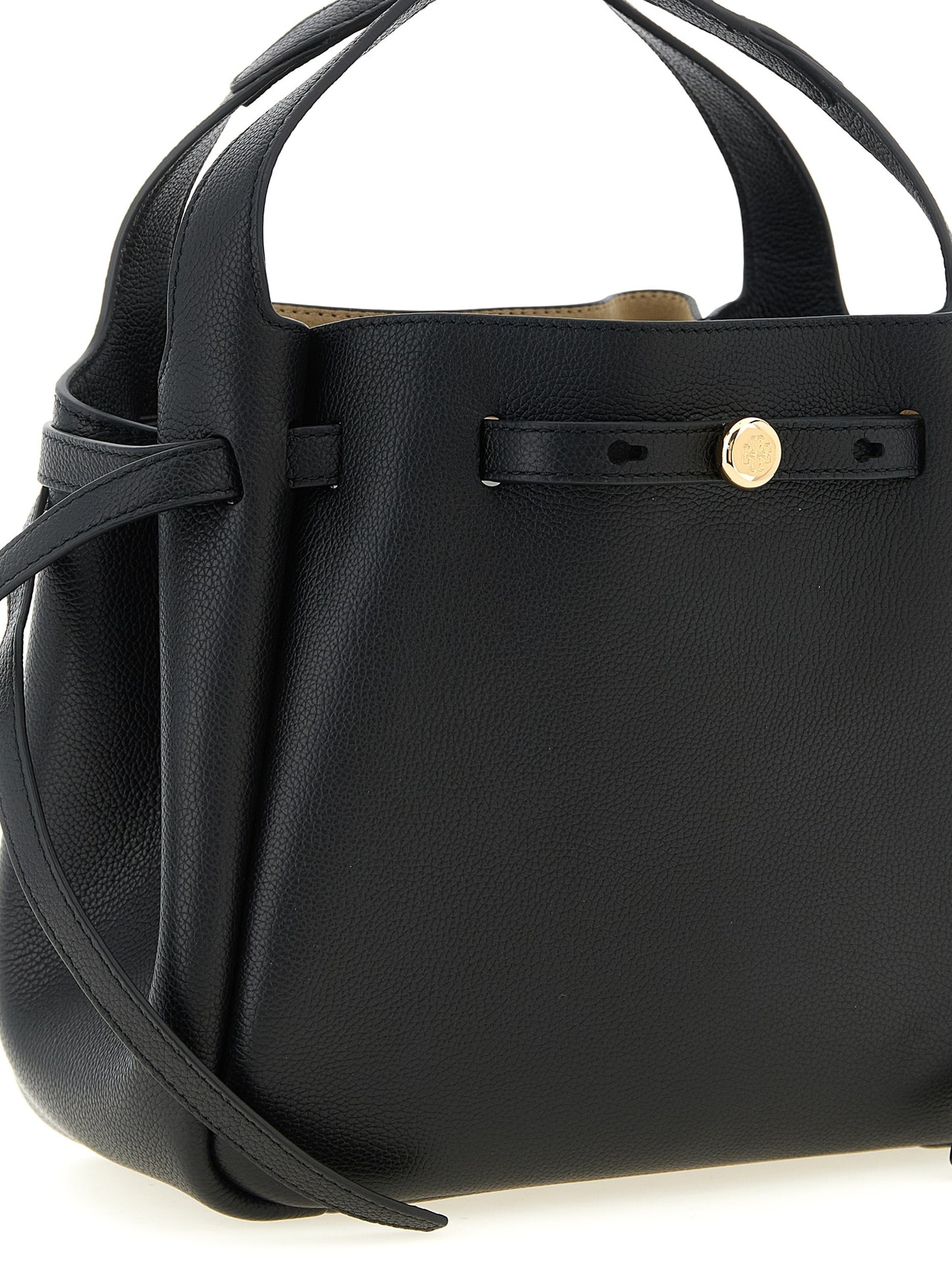 Bolso de mano Tory Burch de piel de vacuno negra