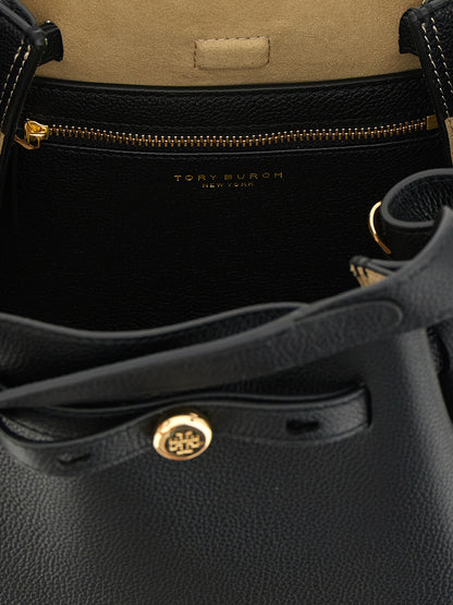 Bolso de mano Tory Burch de piel de vacuno negra