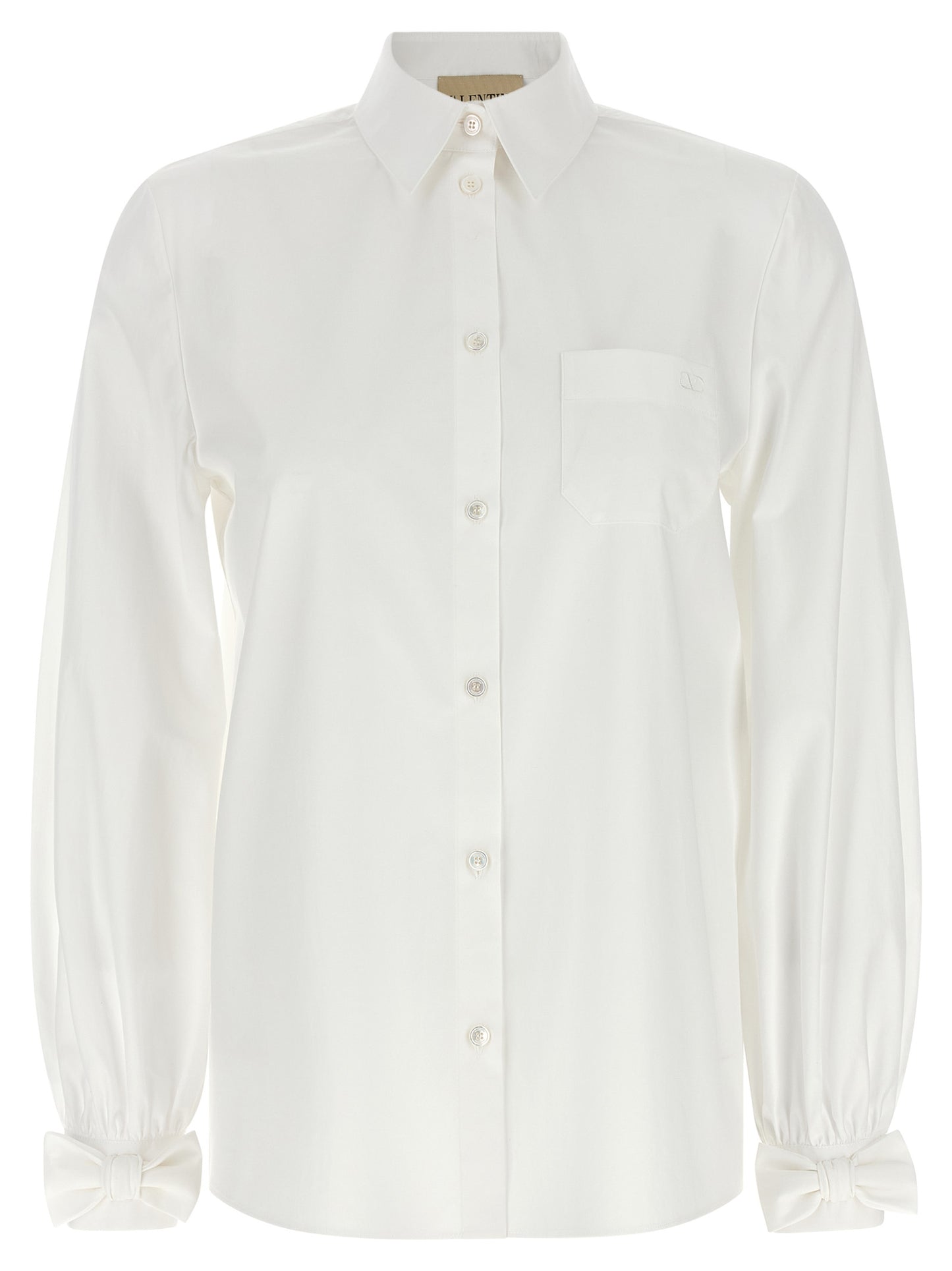 Blusa de algodón blanca Valentino Garavani