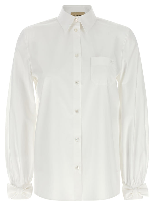 Blusa de algodón blanca Valentino Garavani