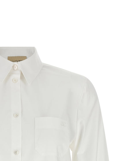 Blusa de algodón blanca Valentino Garavani
