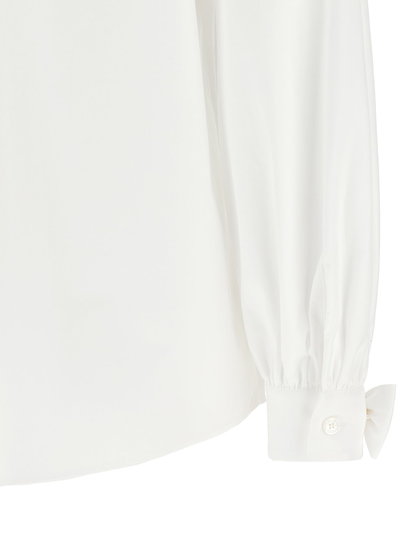 Blusa de algodón blanca Valentino Garavani