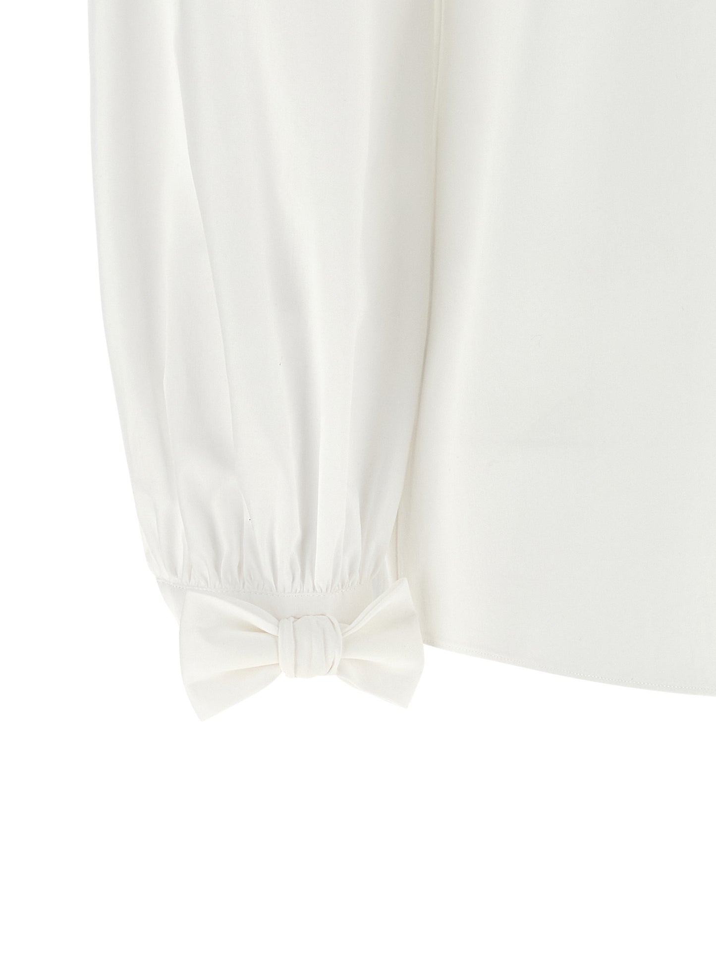 Blusa de algodón blanca Valentino Garavani