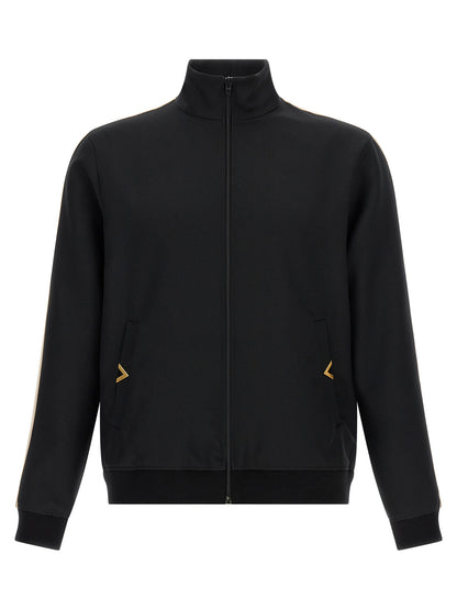 Sweat-shirt Valentino Garavani en polyester noir classique