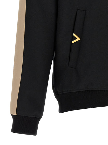 Sweat-shirt Valentino Garavani en polyester noir classique