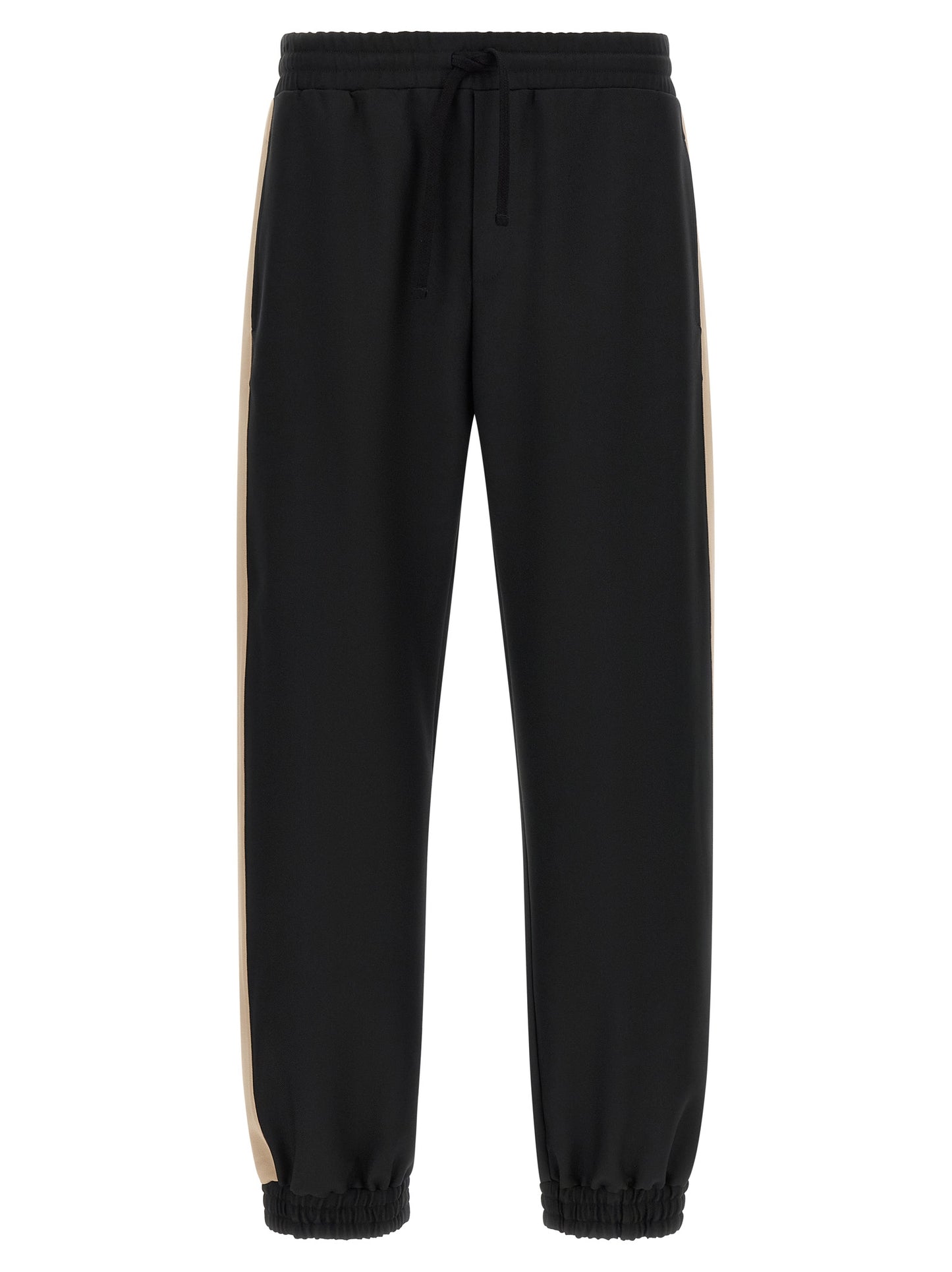 Pantalones deportivos Valentino Garavani negros de poliéster