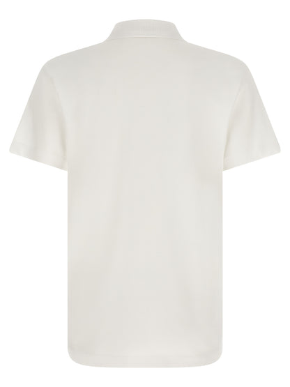 Versace Polo - Modèle En Coton Blanc Classique