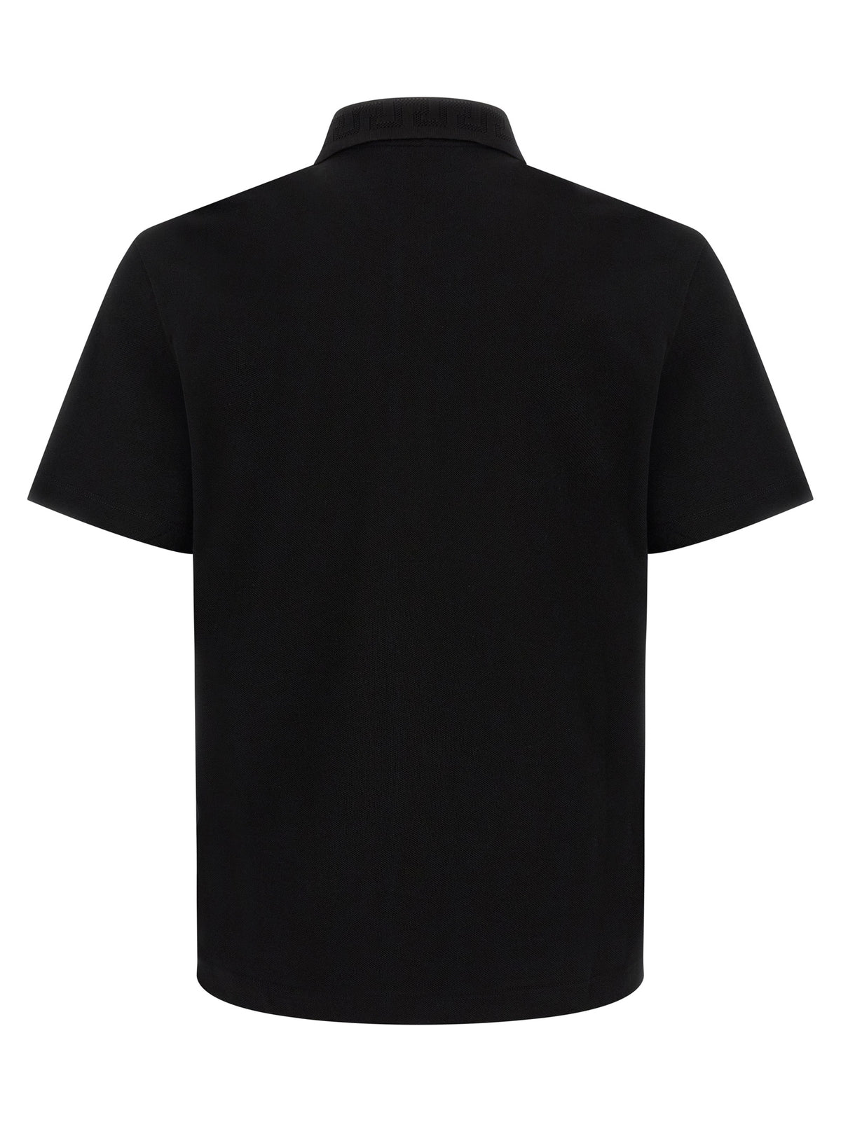 Polo sport en coton noir Versace