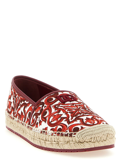Alpargatas Dolce & Gabbana de algodón multicolor