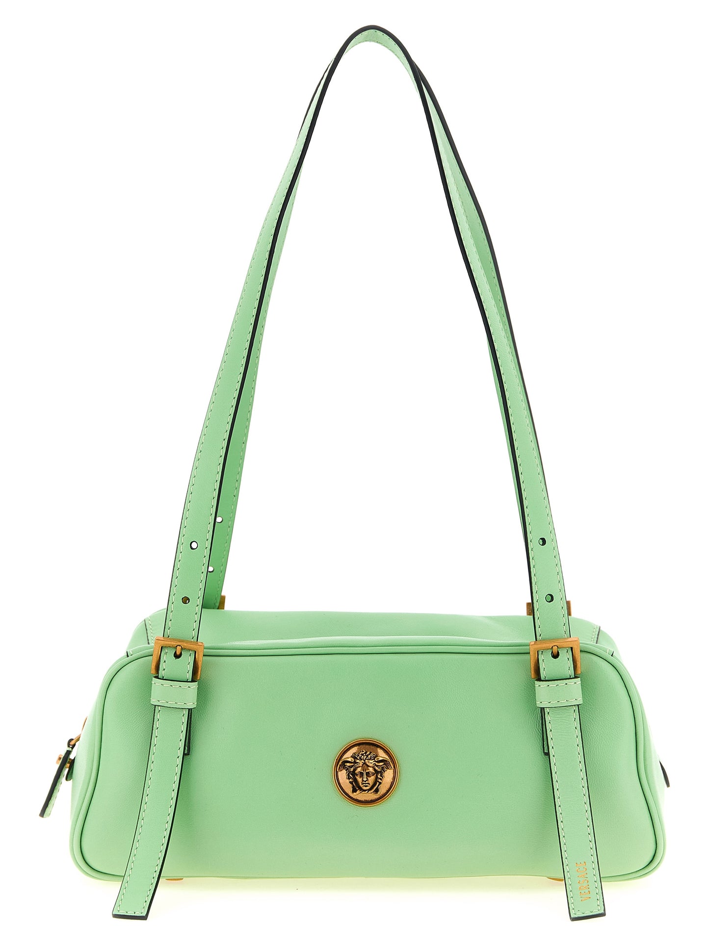 Bolso de hombro Versace bicolor de piel de cordero
