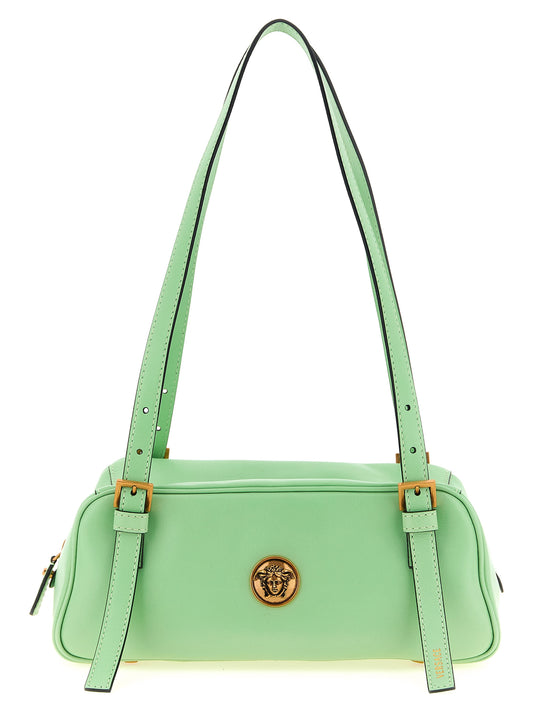Bolso de hombro Versace bicolor de piel de cordero