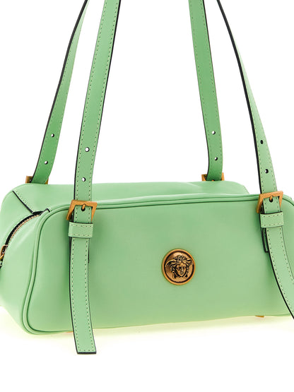 Bolso de hombro Versace bicolor de piel de cordero