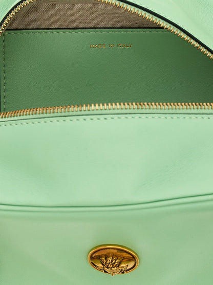 Bolso de hombro Versace bicolor de piel de cordero