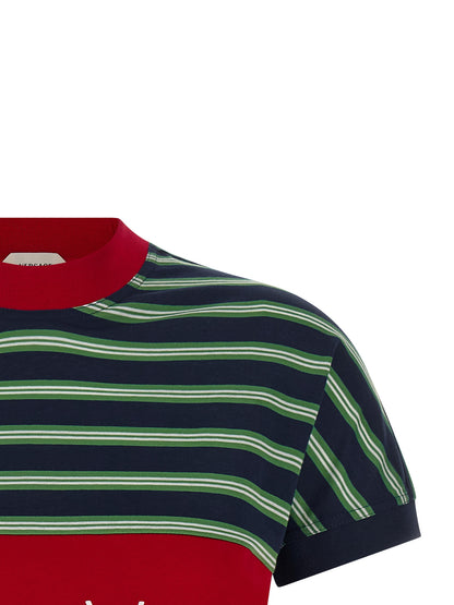 T-shirt multicolore en coton très résistant Versace