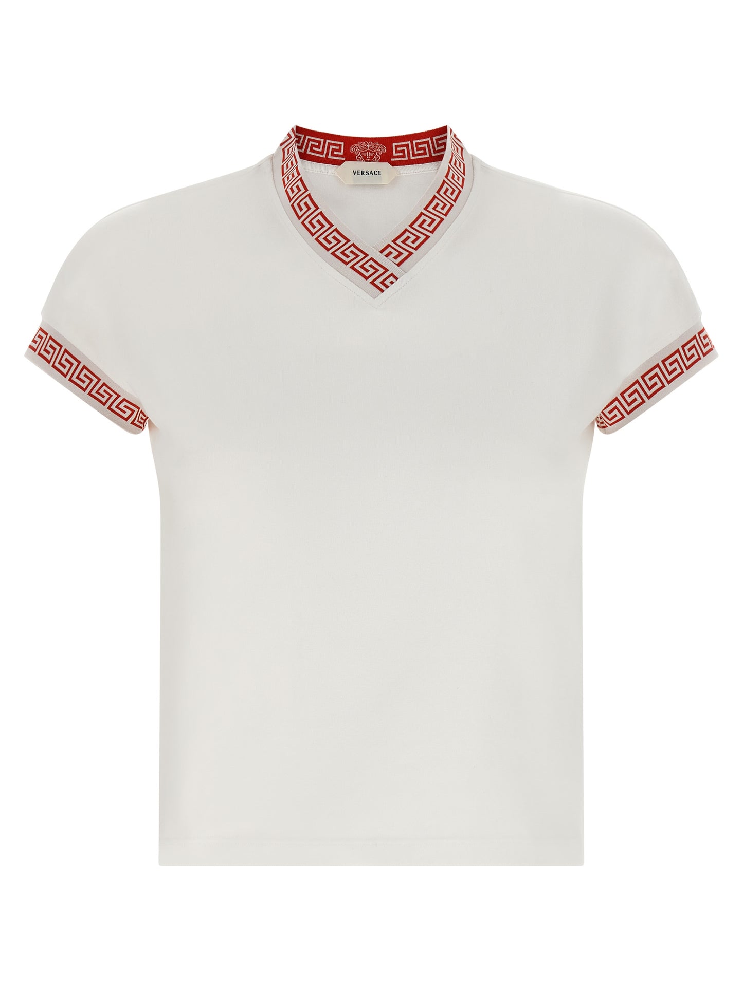 Camiseta Versace de algodón multicolor
