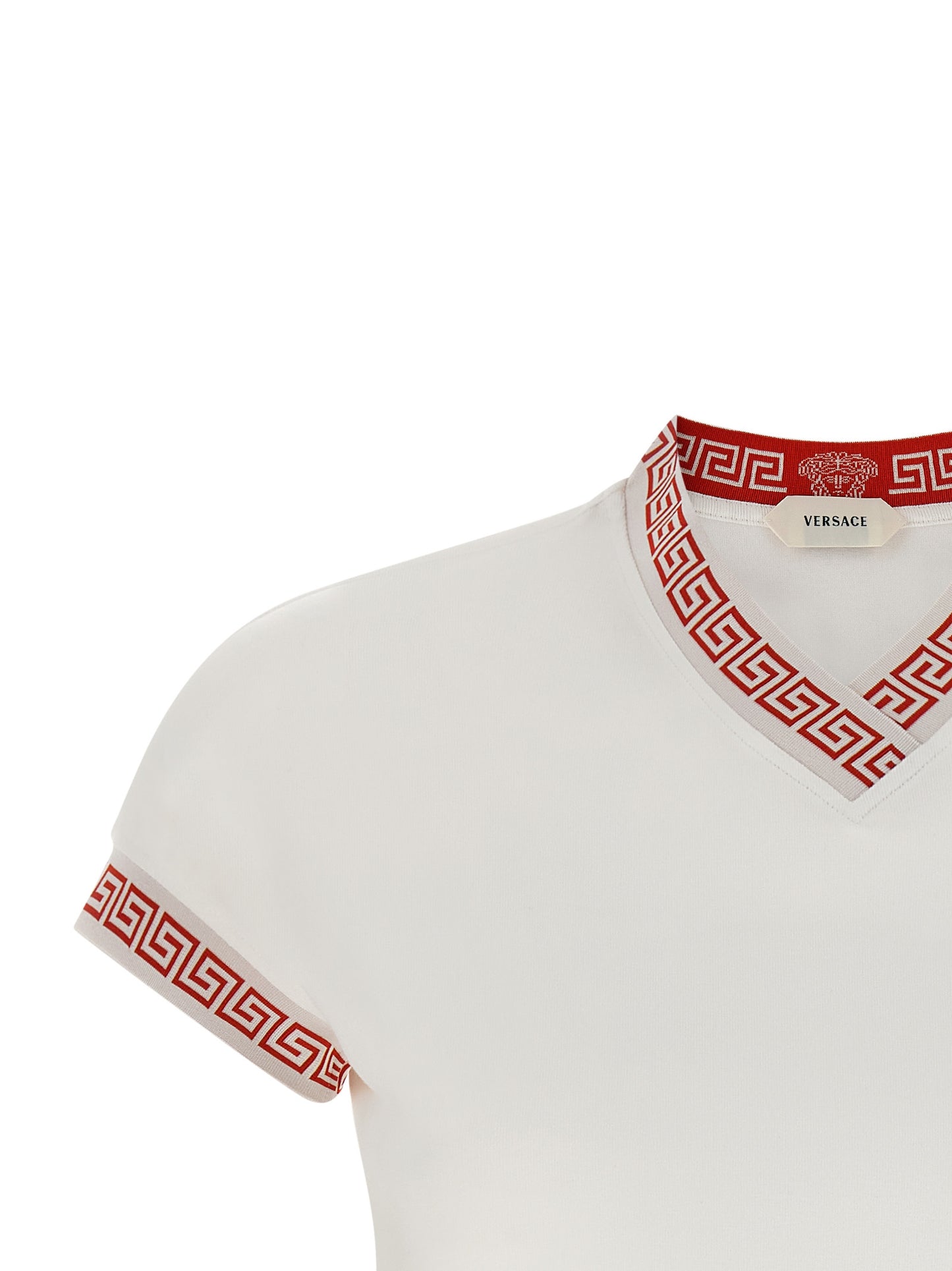 Camiseta Versace de algodón multicolor