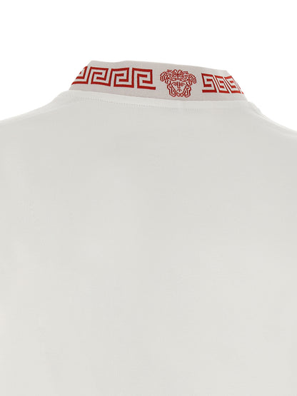 Camiseta Versace de algodón multicolor