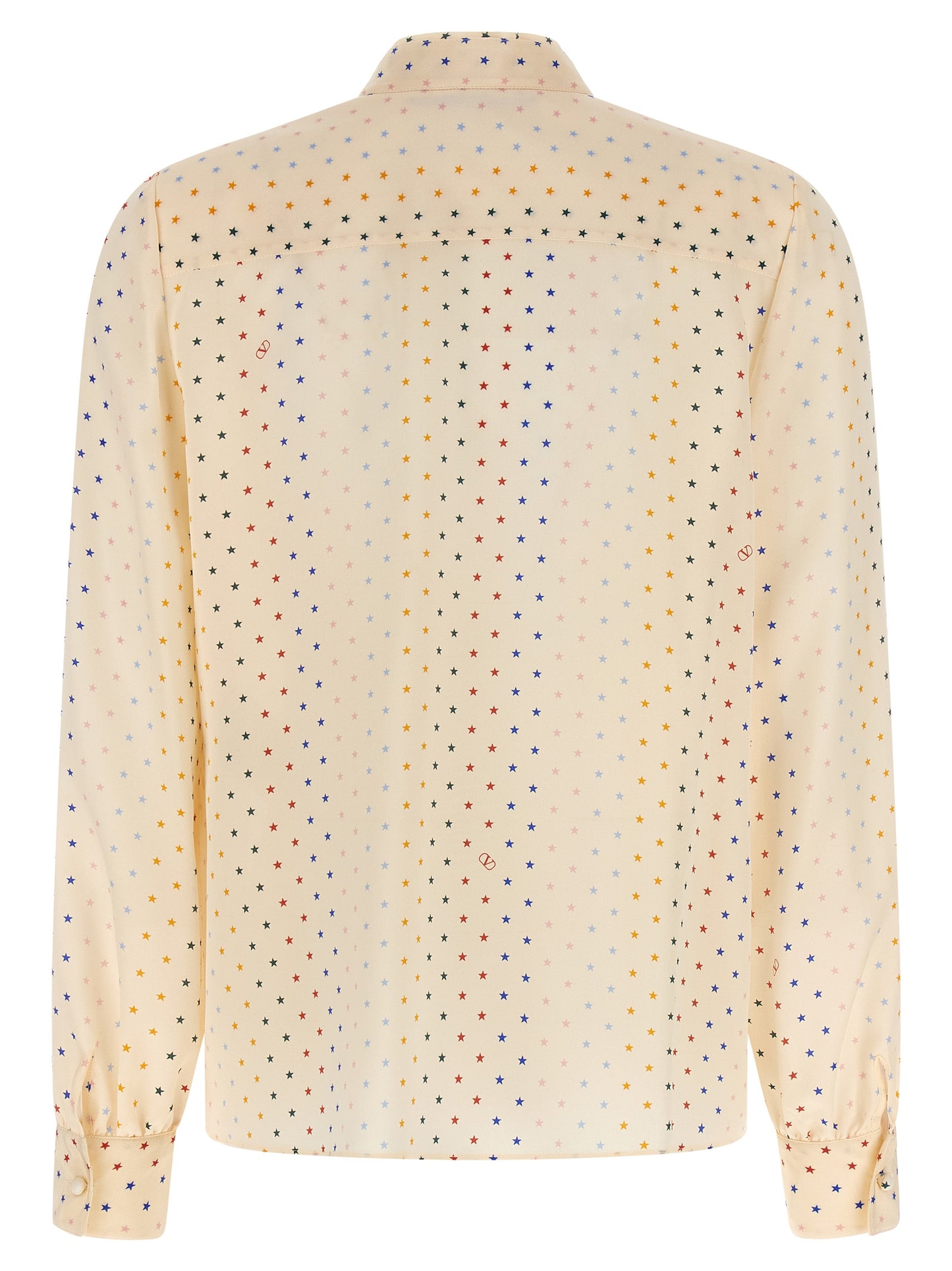Blusa de seda multicolor Valentino Garavani