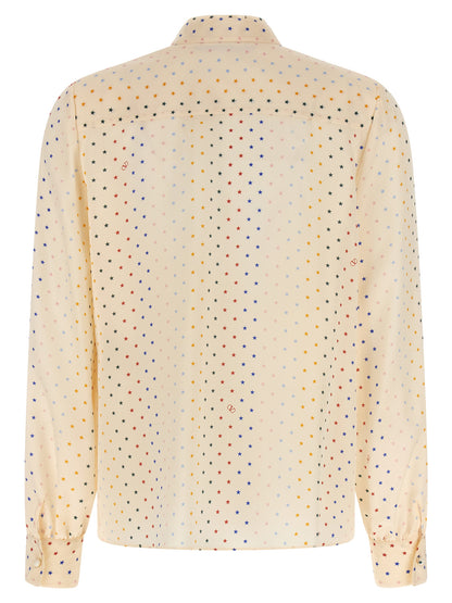 Blusa de seda multicolor Valentino Garavani
