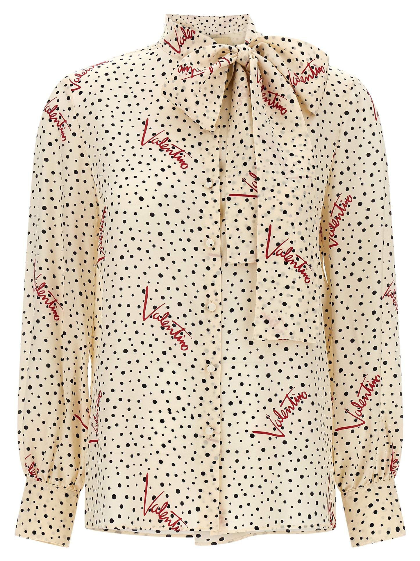 Blusa de seda multicolor Valentino Garavani