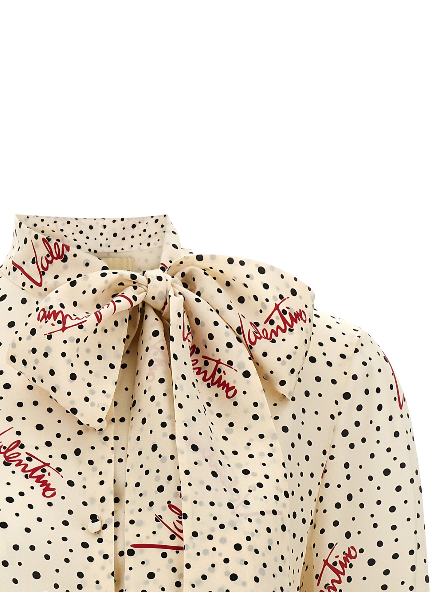 Blusa de seda multicolor Valentino Garavani
