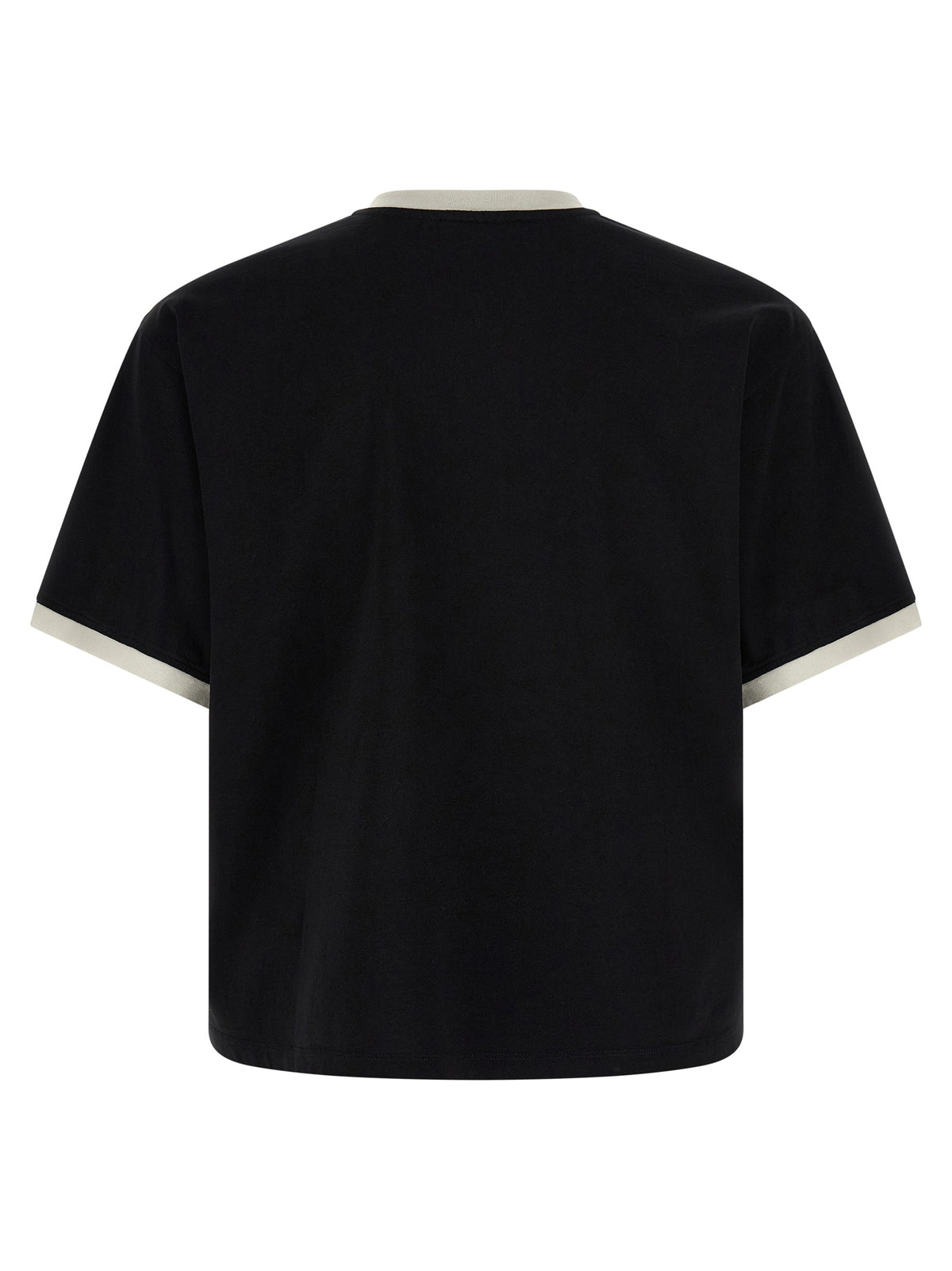 Versace Camiseta de Algodón Negro - Diseño Relajado y Confort
