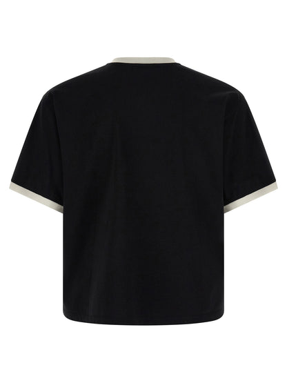 Versace Camiseta de Algodón Negro - Diseño Relajado y Confort