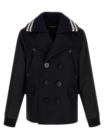 Abrigo Dsquared² de lana azul