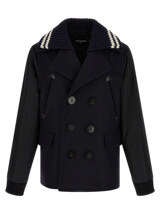 Abrigo Dsquared² de lana azul