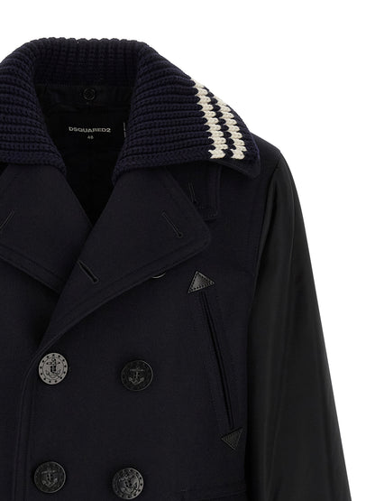 Abrigo Dsquared² de lana azul