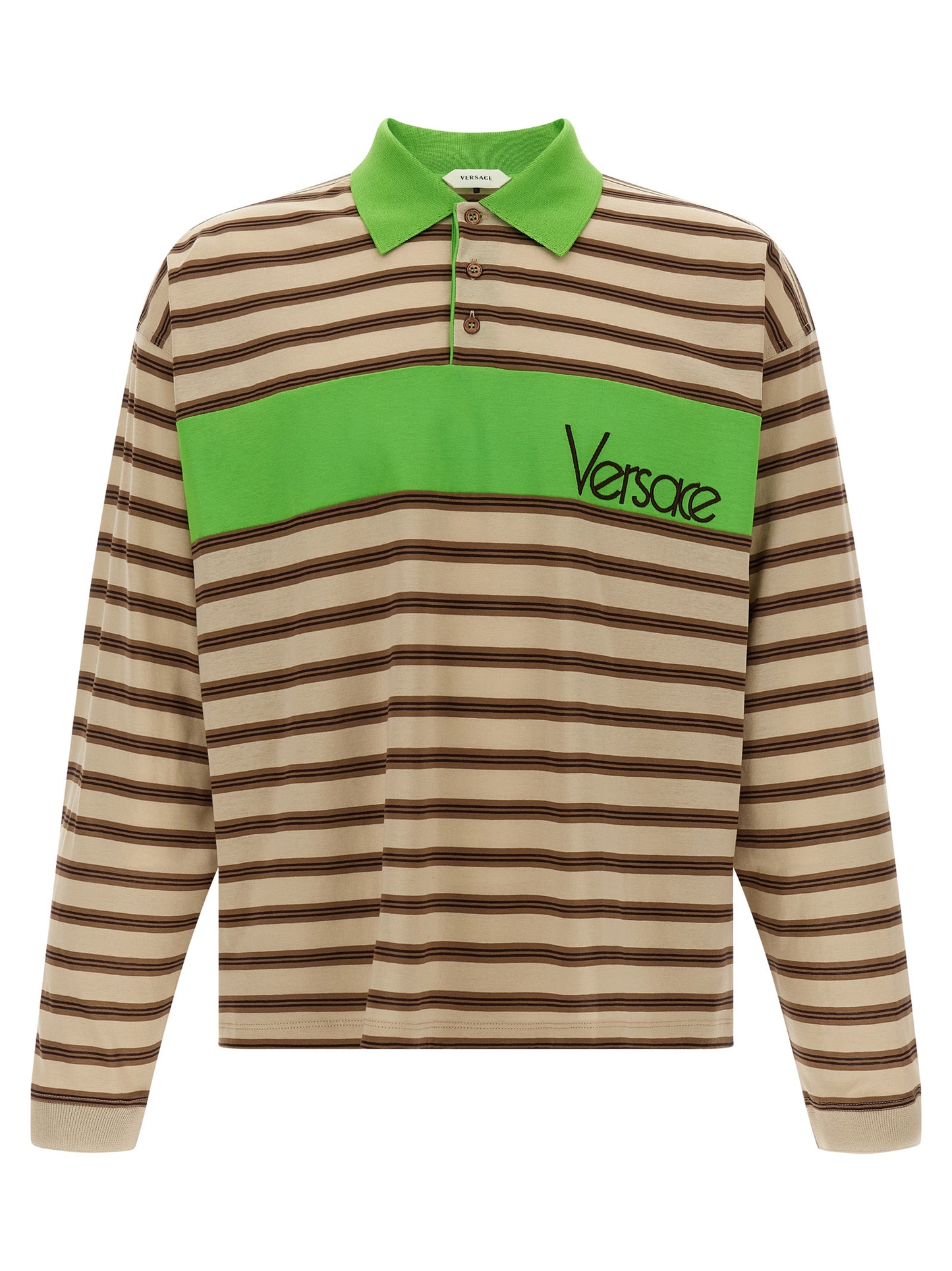 Polo de Algodón Multicolor Versace