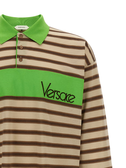 Polo de Algodón Multicolor Versace