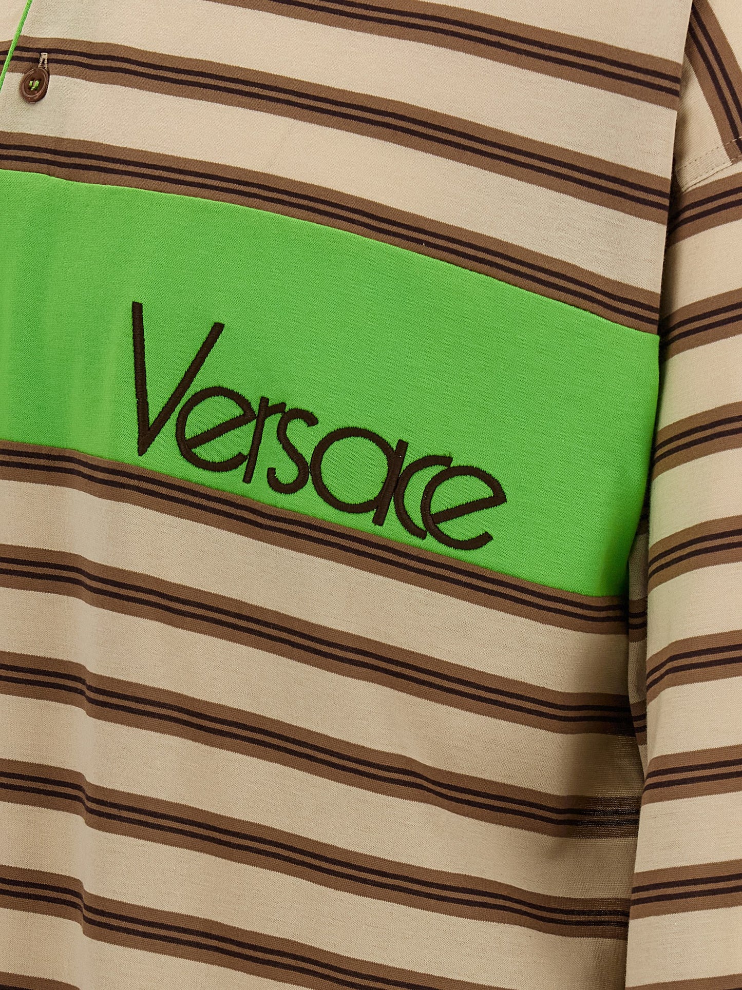Polo de Algodón Multicolor Versace