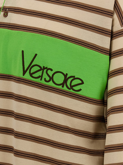 Polo de Algodón Multicolor Versace