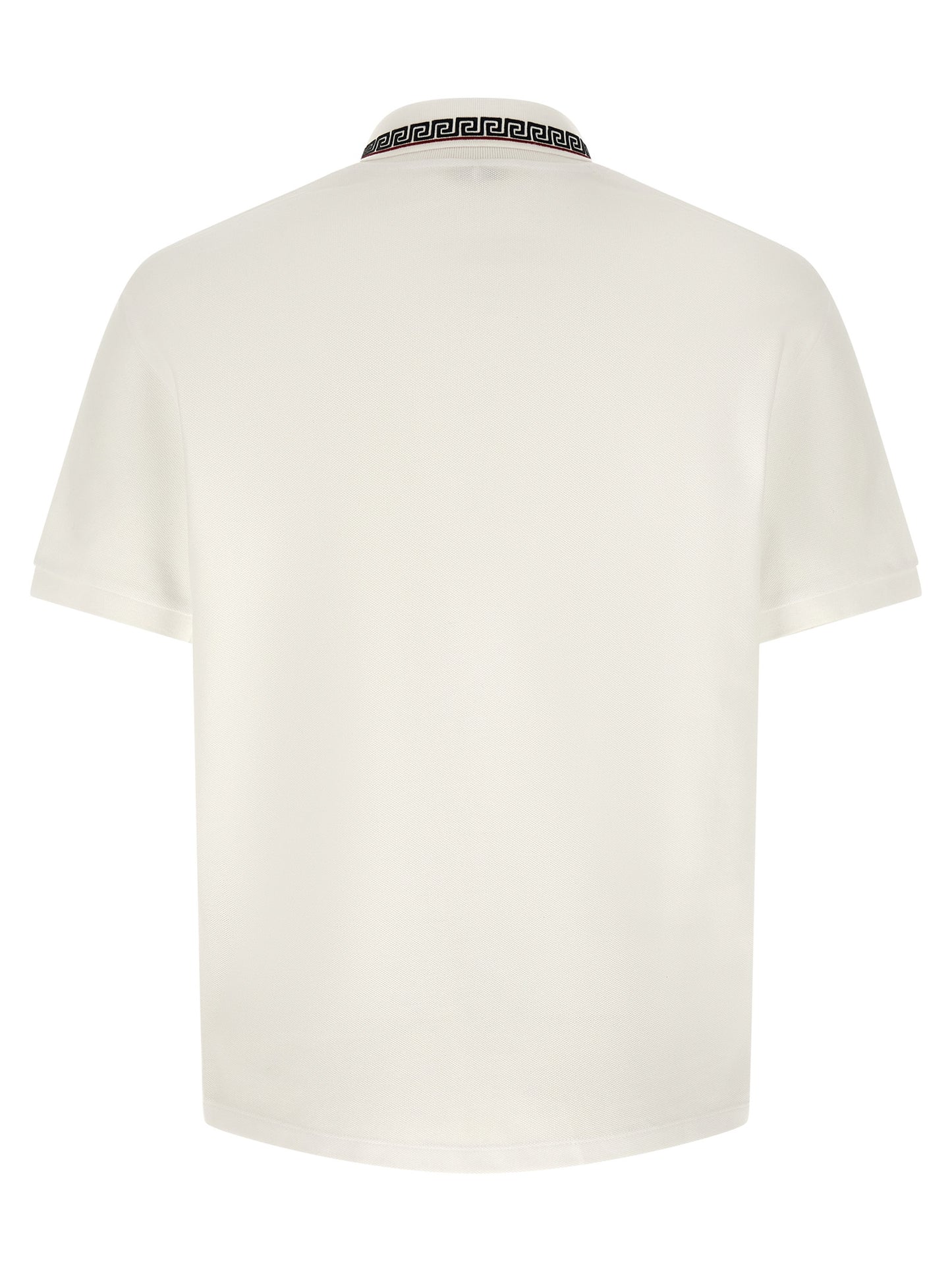 Polo de Algodón Blanco Versace