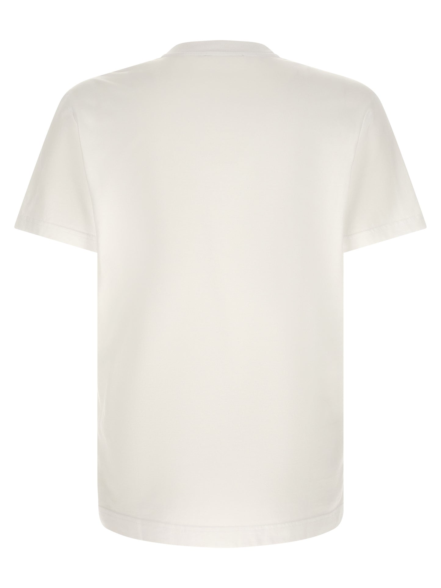 T-shirt en coton blanc essentiel à votre garde-robe Dolce & Gabbana