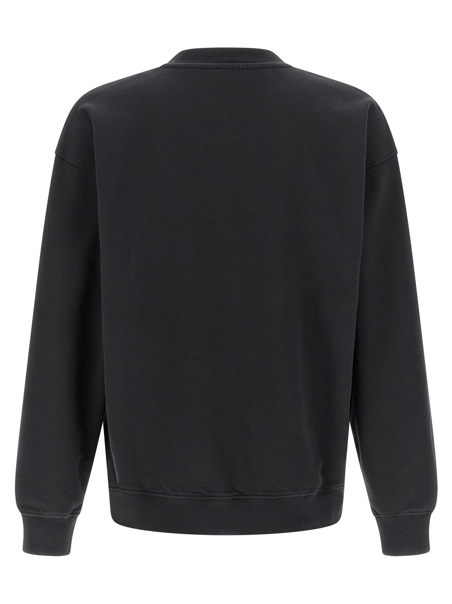 Sweat-shirt Diesel en coton noir à la coupe décontractée et au design unique