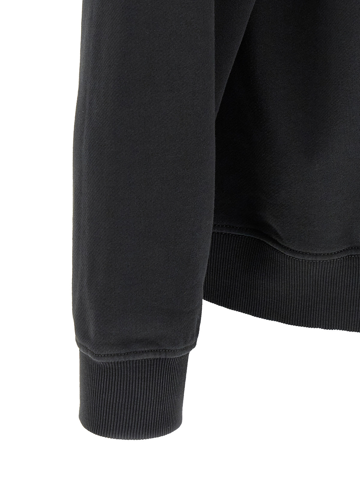 Sweat-shirt Diesel en coton noir à la coupe décontractée et au design unique