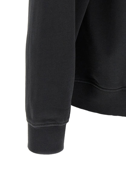 Sweat-shirt Diesel en coton noir à la coupe décontractée et au design unique