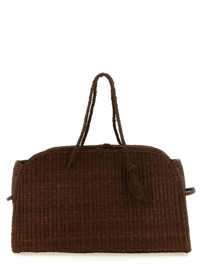 Bolso tote Jacquemus de rafia marrón