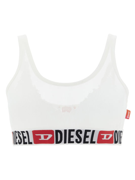 Sujetador Diesel de algodón blanco